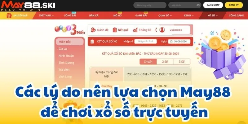 Các lý do nên lựa chọn May88 để chơi xổ số trực tuyến