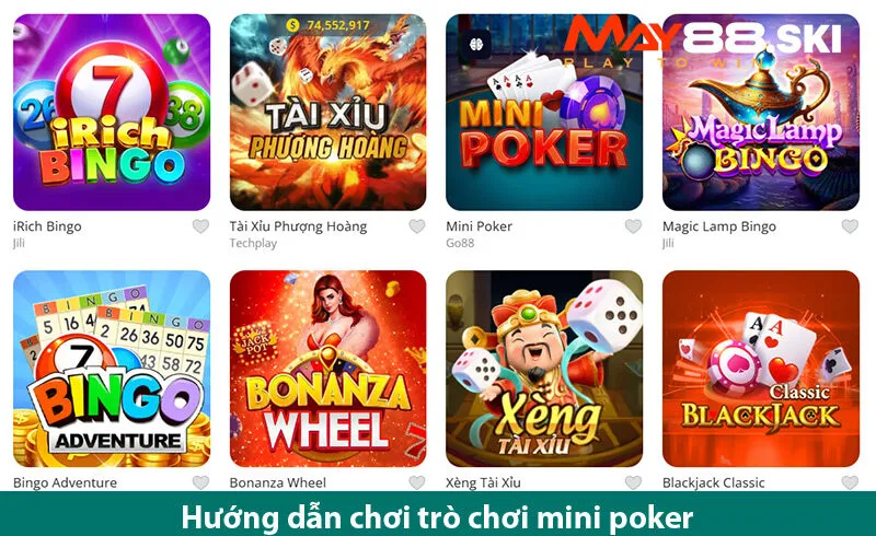 Đắm chìm trong không khí hồi hộp của trò chơi mini poker 